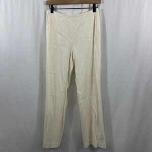 Elegant Cream Women's Pants